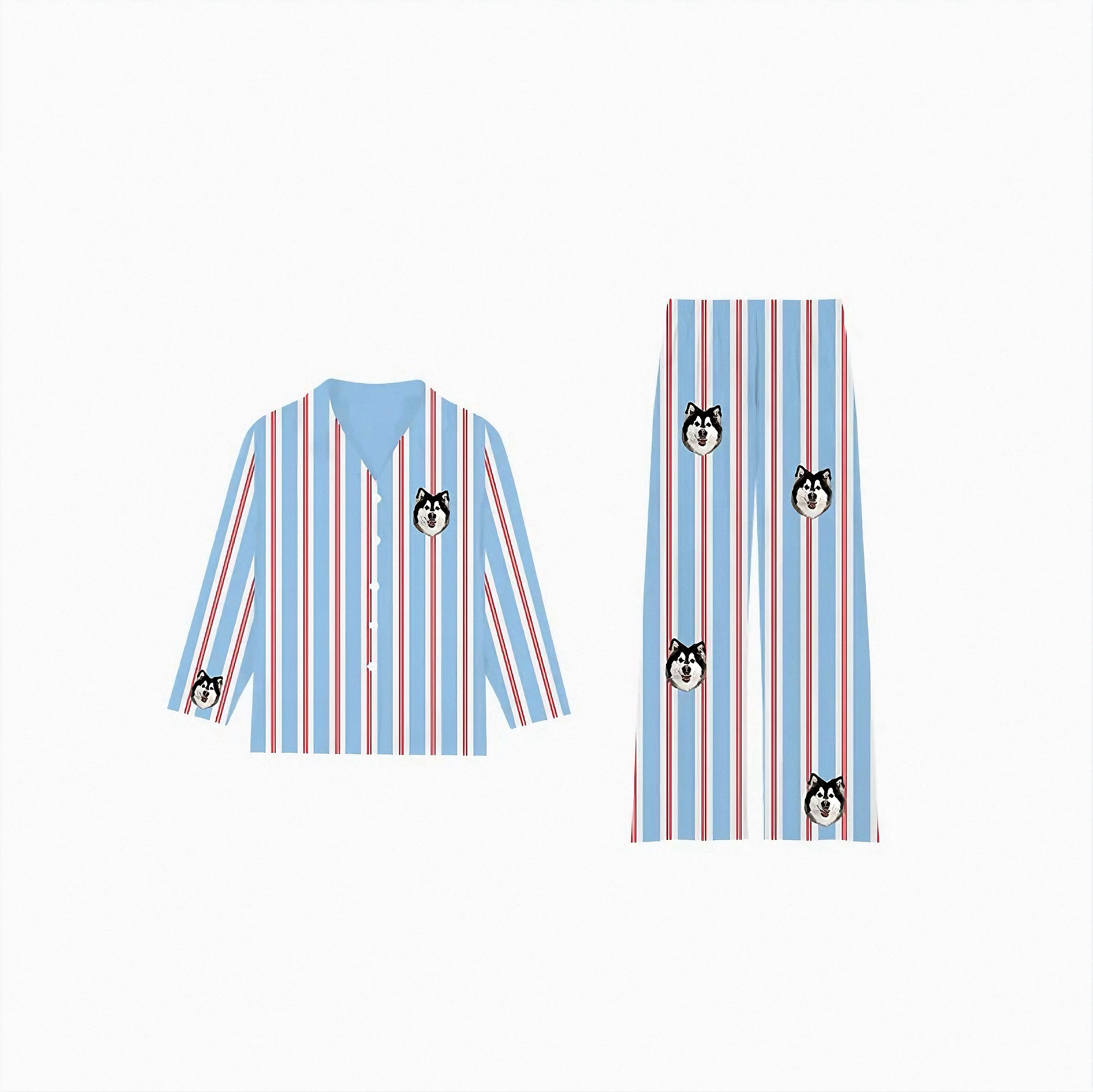 Pet custom home wear pajamas