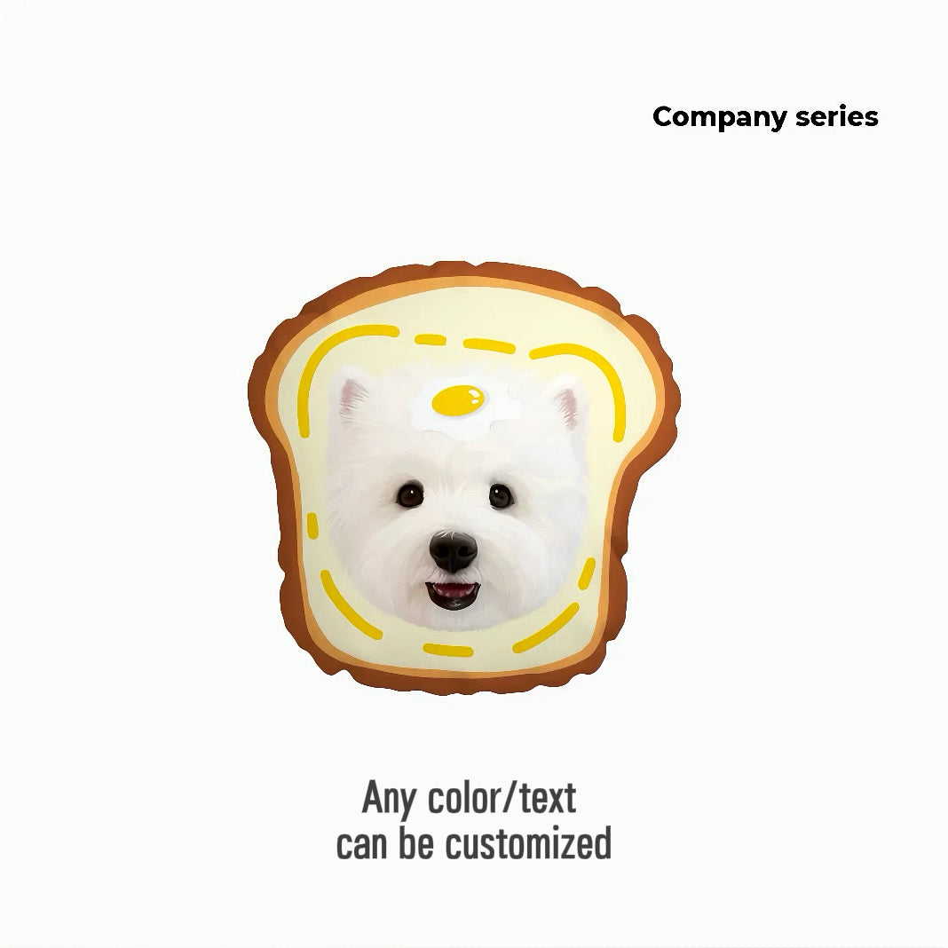 Hand-Drawn Design Pet Custom Irregular-Shaped Pillow