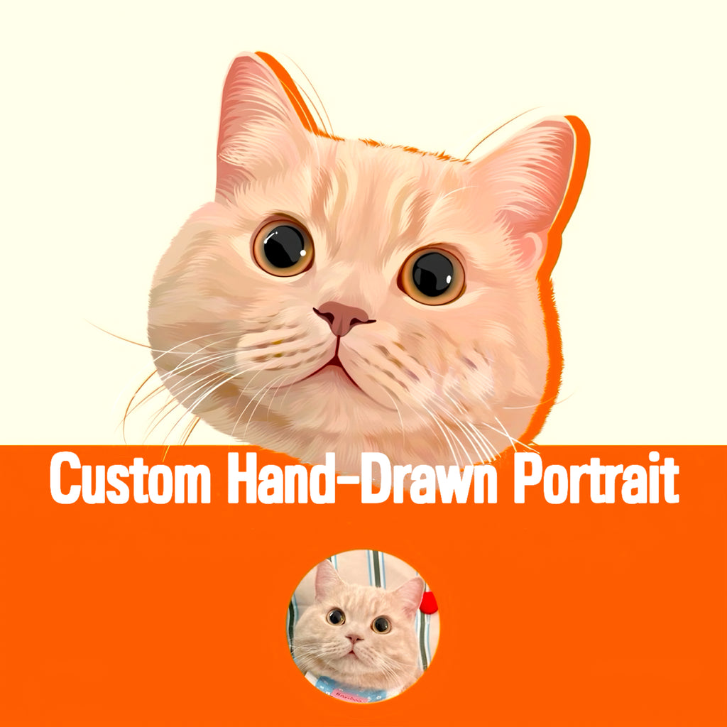 Custom Hand-Painted Pet Portrait – Original Artwork, Personalized Gift