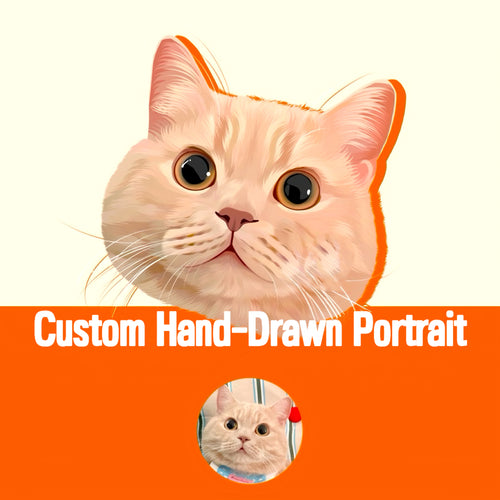 Custom Hand-Painted Pet Portrait – Original Artwork, Personalized Gift