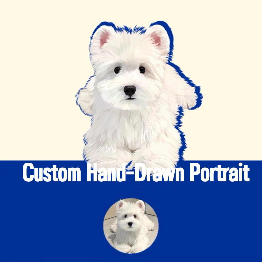 Custom Hand-Painted Pet Portrait – Original Artwork, Personalized Gift