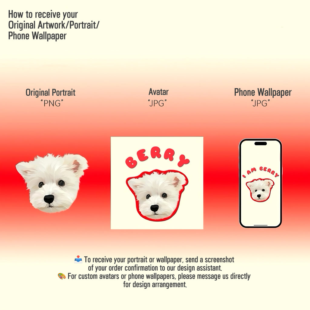 Custom Hand-Painted Pet Portrait – Original Artwork, Personalized Gift