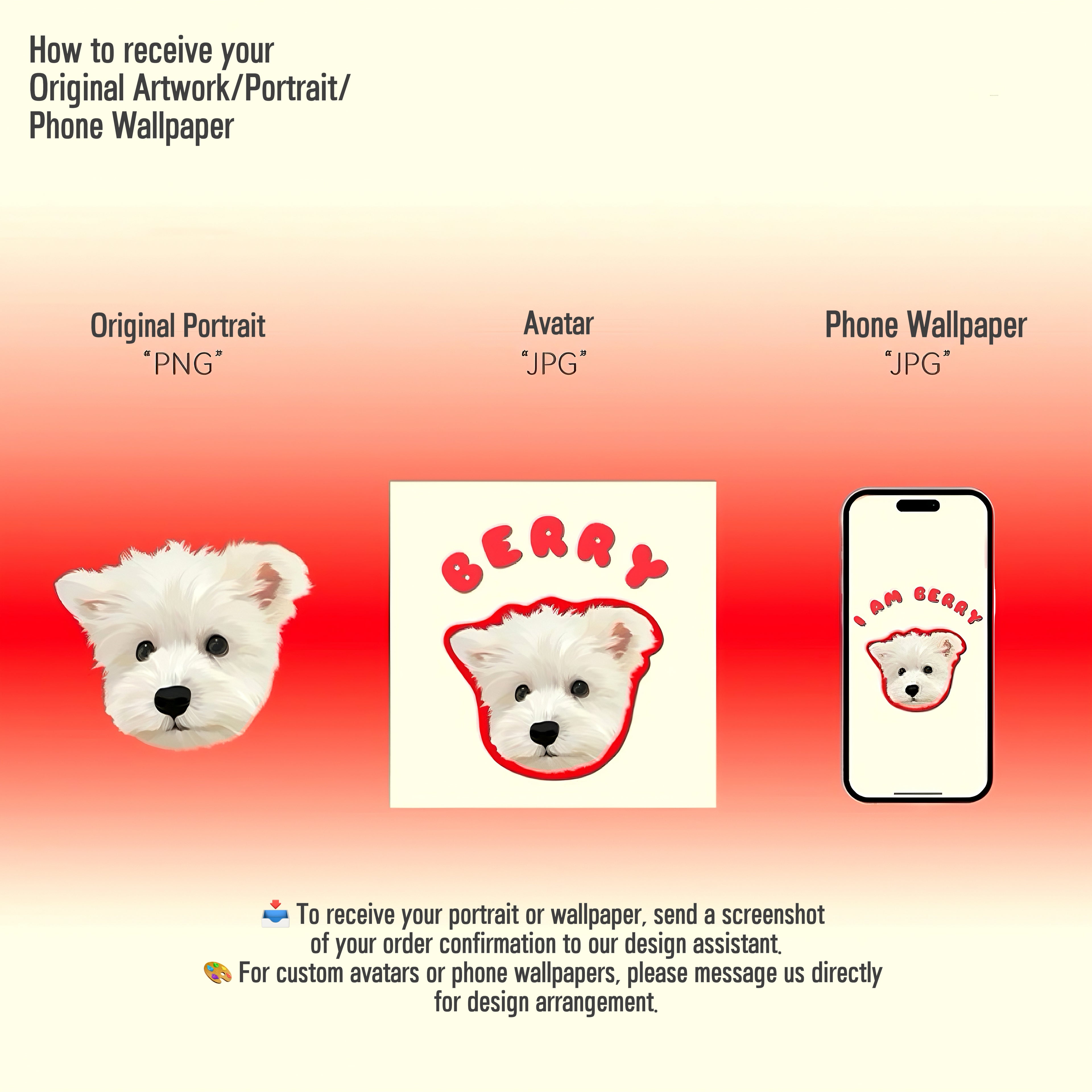 Custom Hand-Painted Pet Portrait – Original Artwork, Personalized Gift
