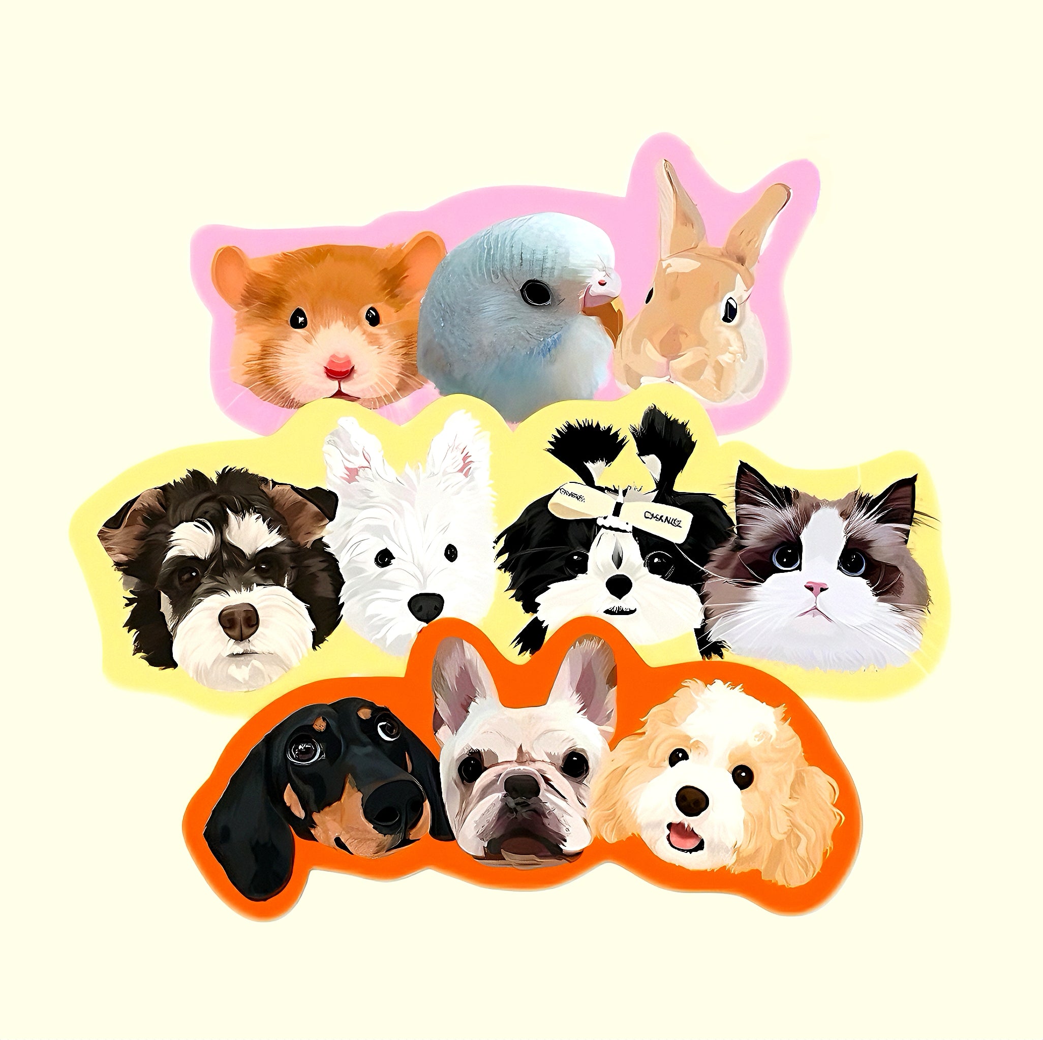 Custom Hand-Painted Pet Portrait – Original Artwork, Personalized Gift
